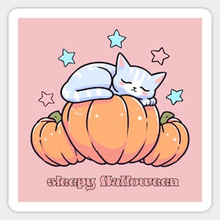 Sleepy Halloween Sticker